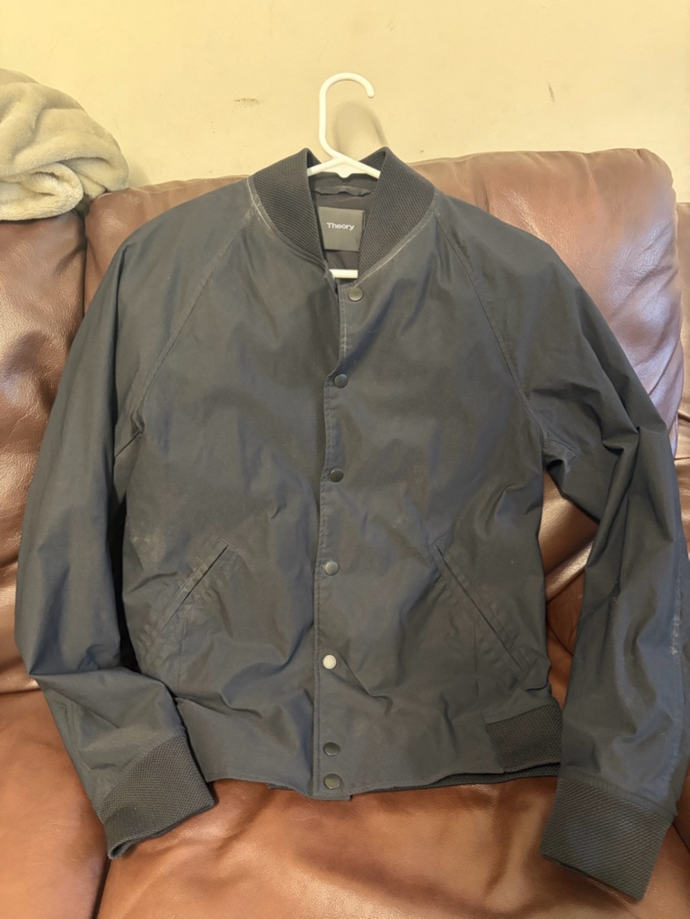 Theory Men's Navy Bomber Jacket